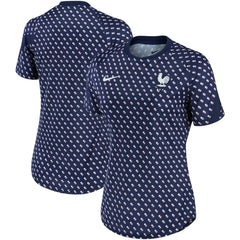 France National Team Women's 2022/23 Pre-Match Home Performance Top Navy - Nike sale