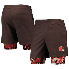 Cleveland Browns FOCO Running Shorts - Brown Shorts