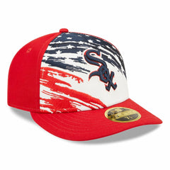 Chicago White Sox New Era 2022 4th of July Low Profile 59FIFTY Fitted Hat - Red Hats