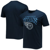Tennessee Titans Junk Food Bold Logo T-Shirt - Navy T-shirts