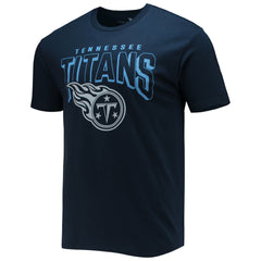 Tennessee Titans Junk Food Bold Logo T-Shirt - Navy T-shirts