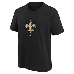 New Orleans Saints Preschool Team Wordmark T-Shirt - Black T-shirts