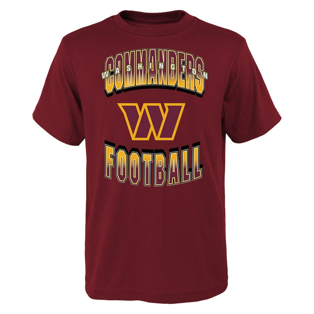 Washington Commanders Youth Forward Progress T-Shirt - Burgundy T-shirts