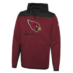 Arizona Cardinals New Era Combine Authentic Hard Hitter Pullover Hoodie - Cardinal Hoodies