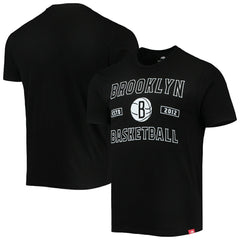 Brooklyn Nets Sportiqe Tri-Blend T-Shirt Black outlet