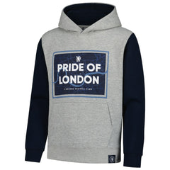 Chelsea Youth Club Pullover Hoodie Heathered Gray/Navy
