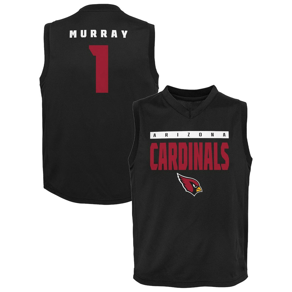Kyler Murray Arizona Cardinals Youth Fast Track V-Neck Tank Top - Black Tops
