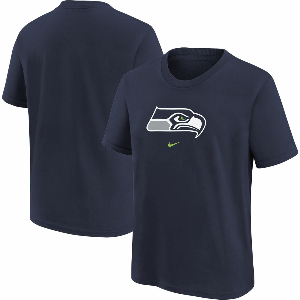 Seattle Seahawks Youth Logo T-Shirt - Navy T-shirts
