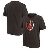 Cleveland Browns Girls Preschool Icon T-Shirt - Brown T-shirts