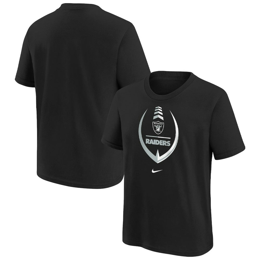 Las Vegas Raiders Girls Preschool Icon T-Shirt - Black T-shirts