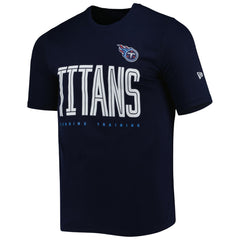 Tennessee Titans New Era Combine Authentic Training Huddle Up T-Shirt - Navy T-shirts