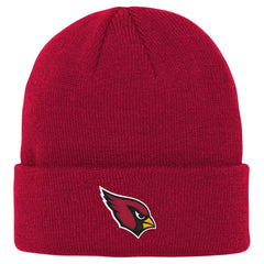Arizona Cardinals Youth Basic Cuffed Knit Hat - Cardinal Hats