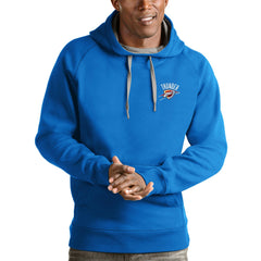 Oklahoma City Thunder Antigua Victory Pullover Hoodie Blue outlet