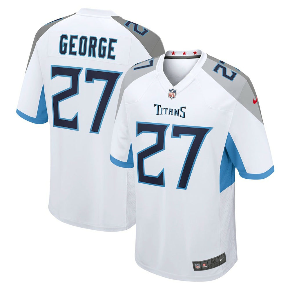 Eddie George Tennessee Titans Retired Player Game Jersey - White Jerseys