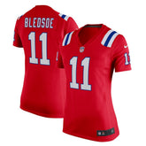Drew Bledsoe New England Patriots Women's Retired Game Jersey - Red Jerseys