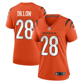 Corey Dillon Cincinnati Bengals Women's Retired Game Jersey - Orange Jerseys