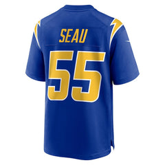 Junior Seau Los Angeles Chargers Retired Player Alternate Game Jersey - Royal Jerseys
