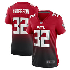 Jamal Anderson Atlanta Falcons Women's Retired Game Jersey - Red Jerseys