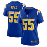 Junior Seau Los Angeles Chargers Women's Retired Game Jersey - Royal Jerseys