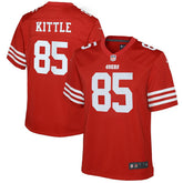 San Francisco 49ers Youth Game Jersey - Scarlet Jerseys