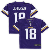 Justin Jefferson Minnesota Vikings Preschool Game Jersey - Purple Jerseys