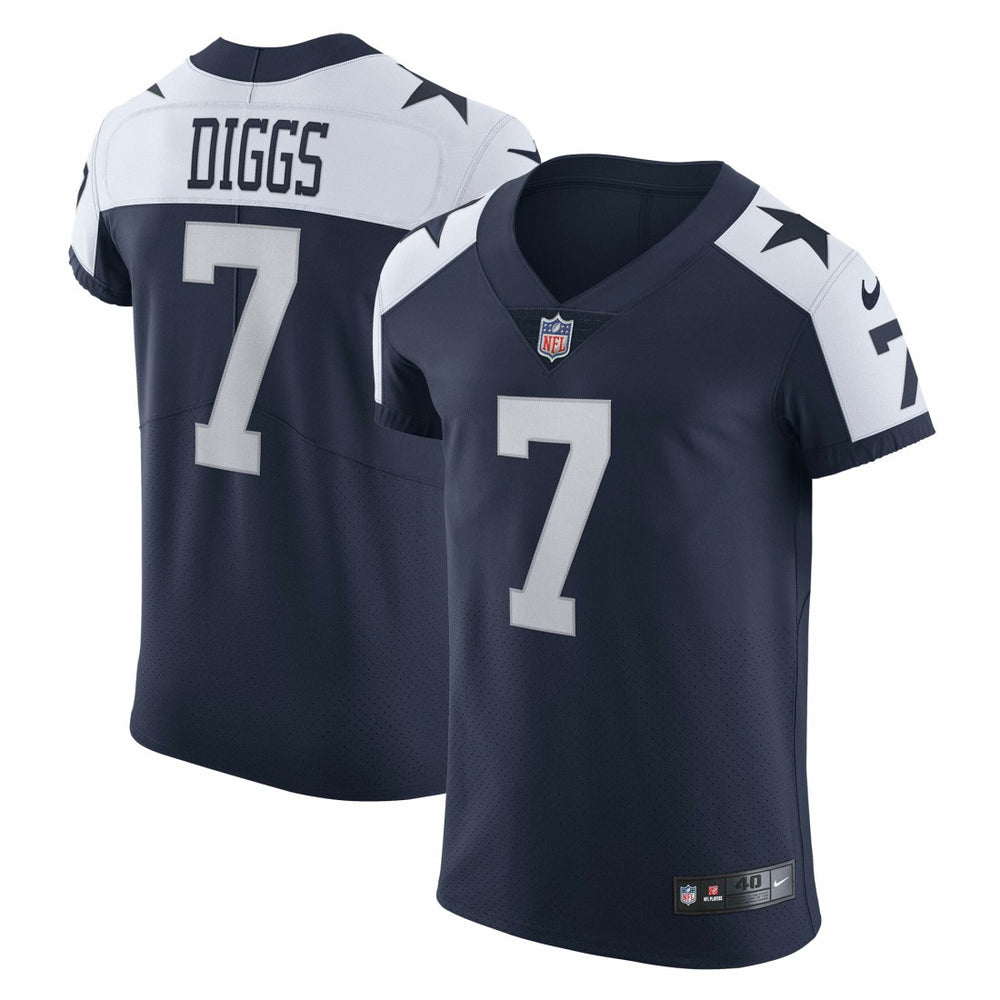 Trevon Diggs Dallas Cowboys Alternate Vapor Elite Jersey - Navy Jerseys