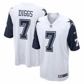 Trevon Diggs Dallas Cowboys Alternate Game Team Jersey - White Jerseys