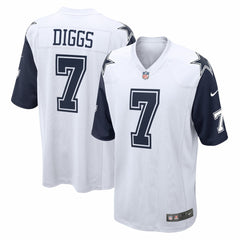 Trevon Diggs Dallas Cowboys Alternate Game Team Jersey - White Jerseys