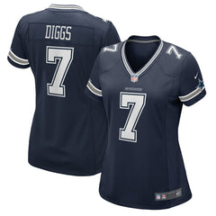 Trevon Diggs Dallas Cowboys Women's Game Jersey - Navy Jerseys