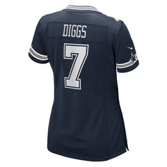 Trevon Diggs Dallas Cowboys Women's Game Jersey - Navy Jerseys