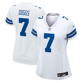 Trevon Diggs Dallas Cowboys Women's Game Jersey - White Jerseys