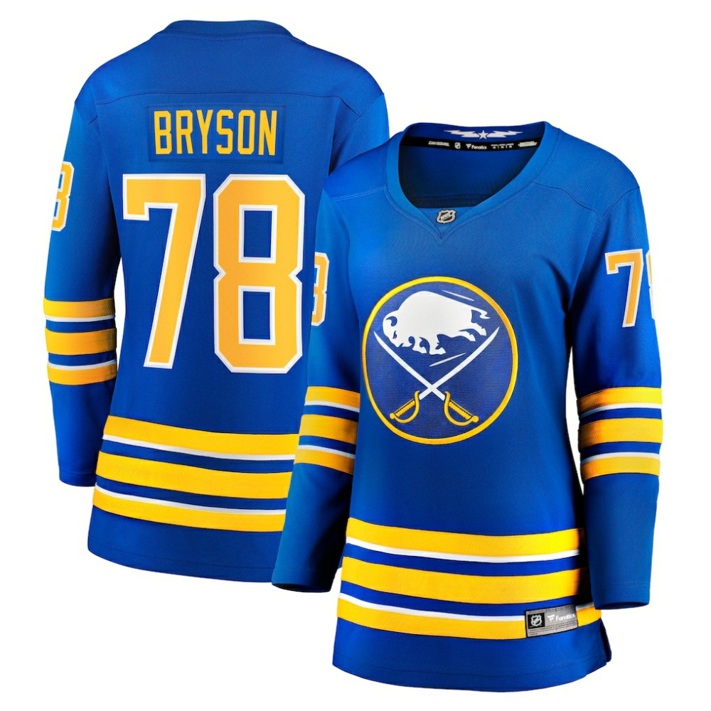 Jacob Bryson Buffalo Sabres Fanatics Women's Home Breakaway Player Jersey - Royal | US 4564050