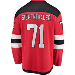Jonas Siegenthaler New Jersey Devils Fanatics Home Breakaway Player Jersey - Red | US 4564244