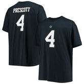 Dak Prescott Dallas Cowboys Big & Tall Player Name & Number T-Shirt - Navy T-shirts