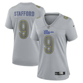 Matthew Stafford Los Angeles Rams Women's Atmosphere Fashion Game Jersey - Gray Jerseys