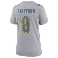 Matthew Stafford Los Angeles Rams Women's Atmosphere Fashion Game Jersey - Gray Jerseys