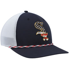 Chicago White Sox '47 Flag Fill Trucker Snapback Hat - Navy/White Hats