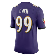 Odafe Oweh Baltimore Ravens Vapor Limited Jersey - Purple Jerseys