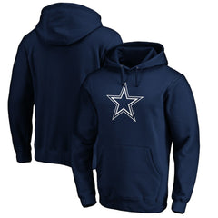 Dallas Cowboys Primary Logo Fitted Pullover Hoodie - Navy Hoodies