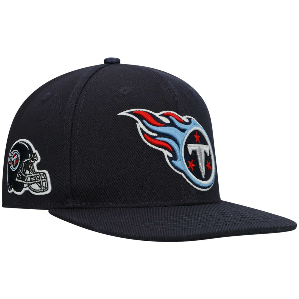 Tennessee Titans Pro Standard Logo II Snapback Hat - Navy Hats