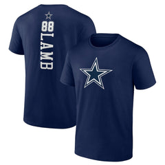 CeeDee Lamb Dallas Cowboys Playmaker T-Shirt - Navy T-shirts
