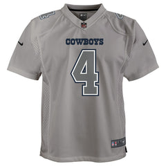Dak Prescott Dallas Cowboys Youth Atmosphere Game Jersey - Gray Jerseys