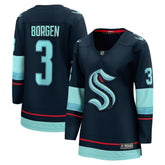 Will Borgen Seattle Kraken Fanatics Women's Home Breakaway Player Jersey - Deep Sea Blue | US 4581884