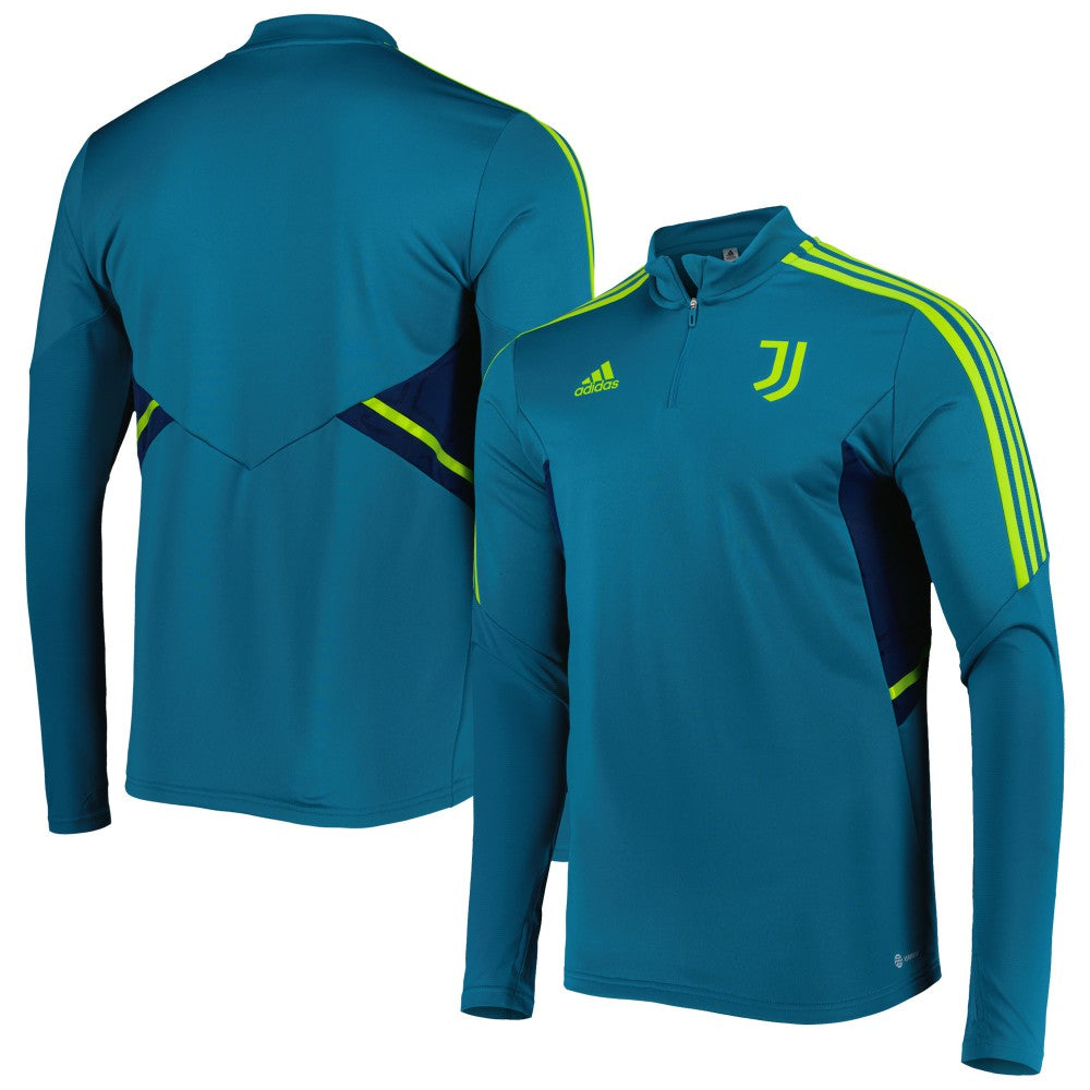 Juventus Team Training AEROREADY Quarter-Zip Top Teal - Adidas on sale