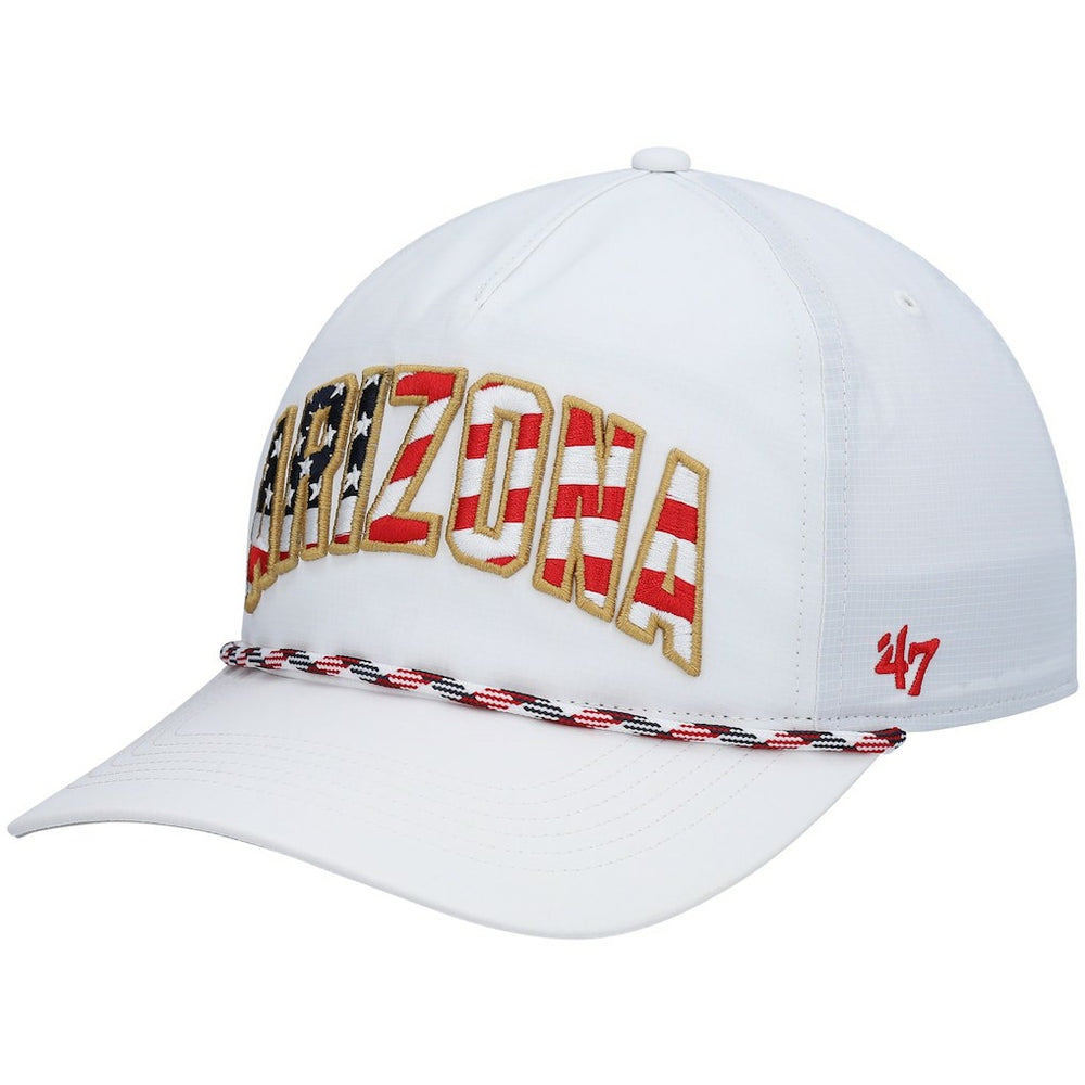 Arizona Cardinals '47 Hitch Stars and Stripes Trucker Adjustable Hat - White Hats
