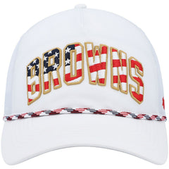 Cleveland Browns '47 Hitch Stars and Stripes Trucker Adjustable Hat - White Hats