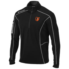 Baltimore Orioles Columbia Shotgun Omni-Wick Quarter-Zip Pullover Jacket - Black Jackets