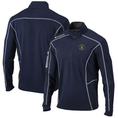 Milwaukee Brewers Columbia Shotgun Omni-Wick Quarter-Zip Pullover Jacket - Navy Jackets