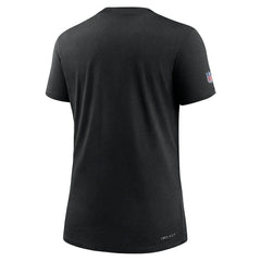 Jacksonville Jaguars Women's NFL Crucial Catch Performance T-Shirt - Black T-shirts