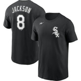 Bo Jackson Chicago White Sox Nike Cooperstown Collection Name & Number T-Shirt - Black T-shirts
